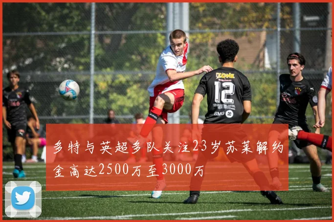 多特与英超多队关注23岁苏莱解约金高达2500万至3000万